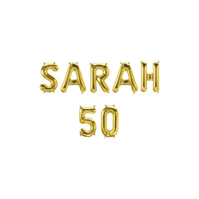 Paperdreams Folienballongirlande – Sarah 50