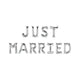 Paperdreams Folienballongirlande – Just Married