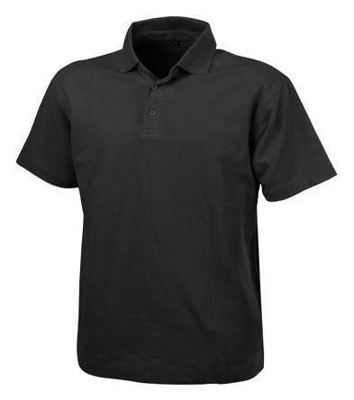 Dassy Poloshirt Leon Baumwolle schwarz m