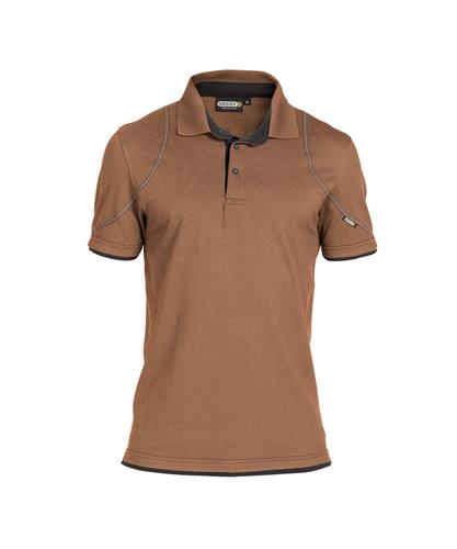 Dassy Polo Orbital Braun Grau XS