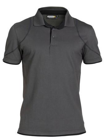 Dassy Polo Orbital Grau Schwarz XS
