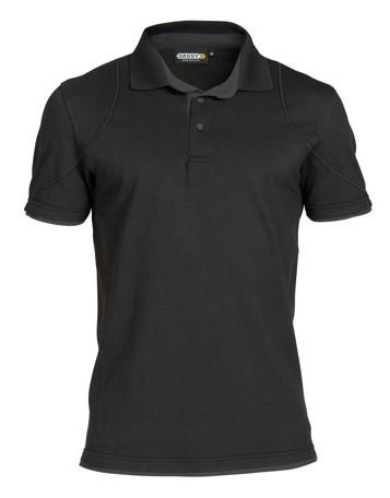 Dassy Polo Orbital schwarz grau 4xl