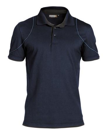Dassy Polo Orbital Nachtblau Grau M