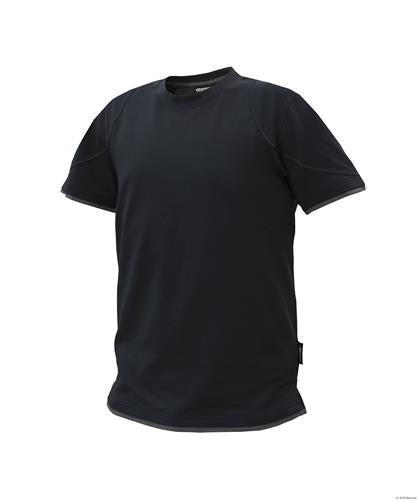 Dassy T-Shirt kinetic schwarz grau l