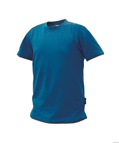 Dassy T-Shirt Kinetic Azurblau Grau XL