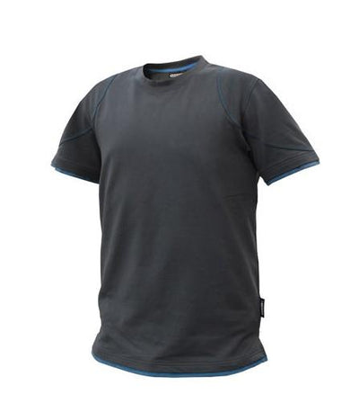 Dassy T-Shirt Kinetic Grau Azurblau XL