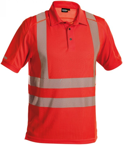 Dassy Warnschutzpolo Brandon Rot XXL
