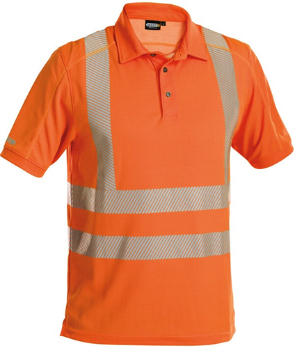 Dassy Warnschutzpolo Brandon Orange XXL