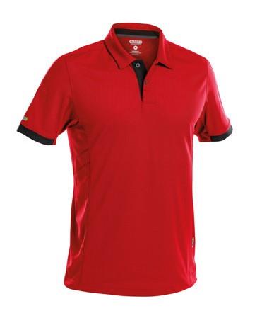 Dassy Polo Traxion Rot Schwarz XS