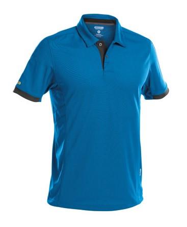 Dassy Polo Traxion Azurblau Grau S