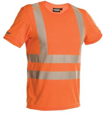 Dassy T-Shirt Carter fluoreszierendes Orange XL