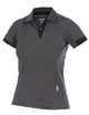 Dassy Polo Traxion Damen grau schwarz l