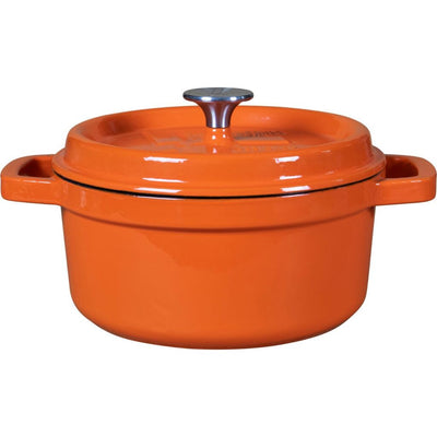 Solinger Solinger die Windmühle Premium Gusseisen -Bratpfanne 2,5 l orangefarbener Emaille