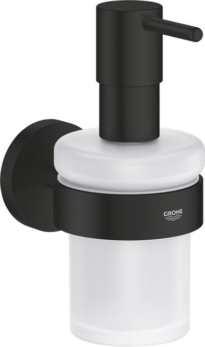 Grohe Quickfix Start Seifenspender mit Halter – 160 ml – Mattschwarz