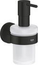 Grohe Quickfix Start Seifenspender mit Halter – 160 ml – Mattschwarz