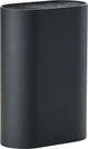 Zone Denmark Singles Messerblock – Messerhalter – Universal – 17 x 9 cm schwarz – Kunststoff – Kochen – Küche – Küchenmesser-Zubehör – oval