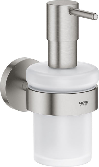 Grohe Essentials Seifenspender – 160 ml – Supersteel (Edelstahl) – 40448dc1