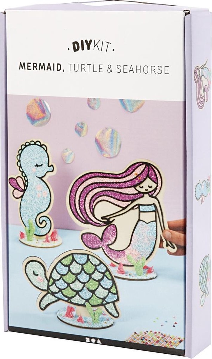 Foam Clay Meerjungfrau, 1 Set