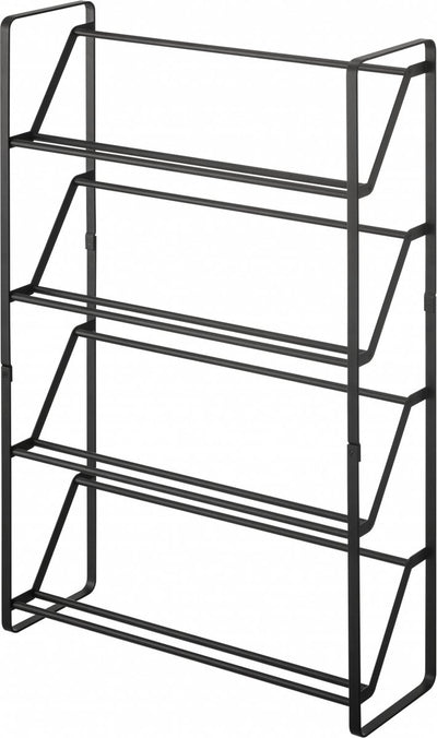 Yamazaki Schuhregal – 4 Ebenen – schmal – Schwarz