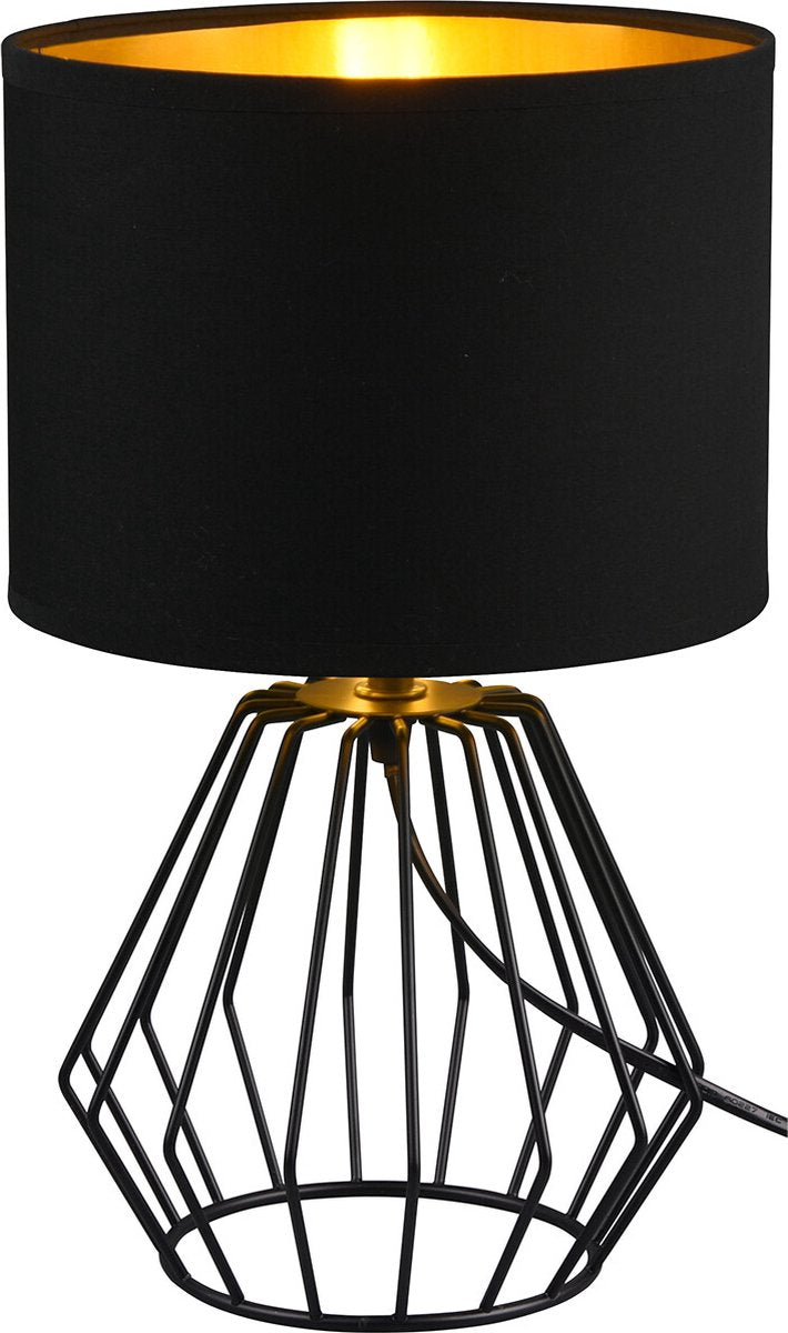 Rl lebe dein Licht Reality Chuck - Tischlampe - Schwarz - exkl. 1x E14 3,5 W - Schnurschalter