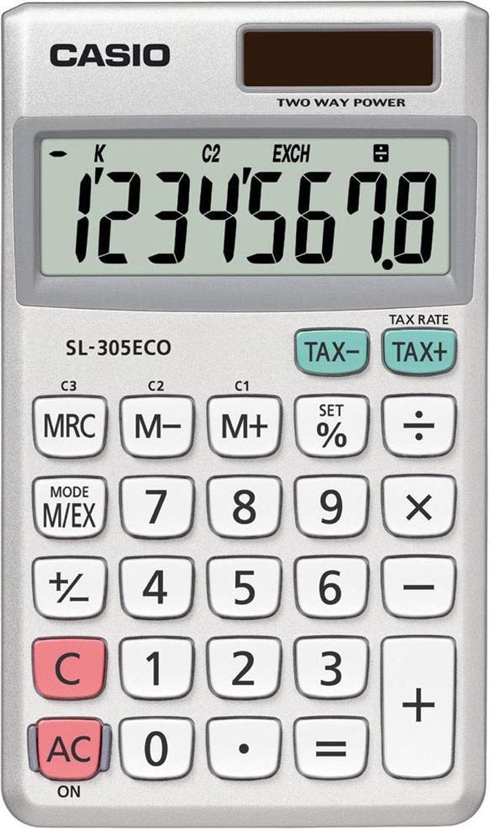 Casio SL-305eco – Taschenrechner – nachhaltige Alternative