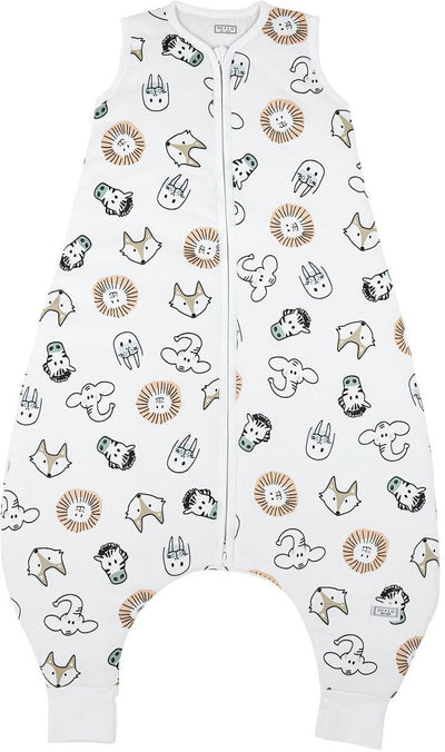 Meyco Baby Animal Baby Winter-Schlafoverall-Pullover – mehrfarbig – 92 cm – 2,0 Tog