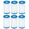 Intex 29000 Filterpatrone Typ A 6 Stücke für Schwimmbad 244 305 366 cm