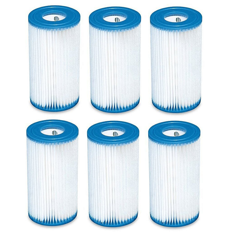 Intex 29000 Filterpatrone Typ A 6 Stücke für Schwimmbad 244 305 366 cm