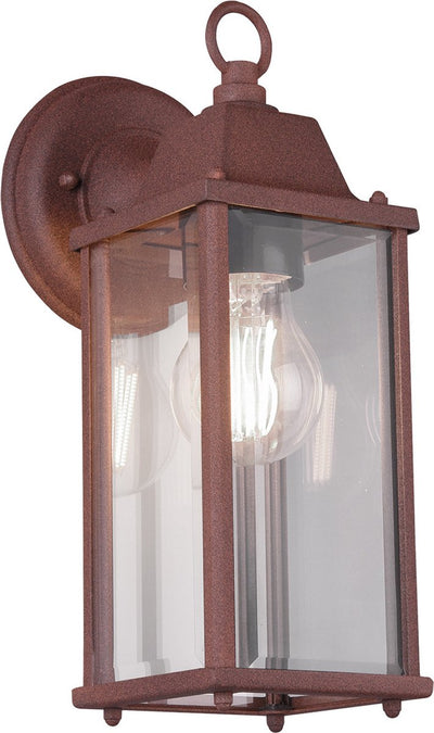 Trio Olona - Wandleuchte - Rostfarbe - exkl. 1x E27 4 W - Wandmontage - Außenbeleuchtung - IP23