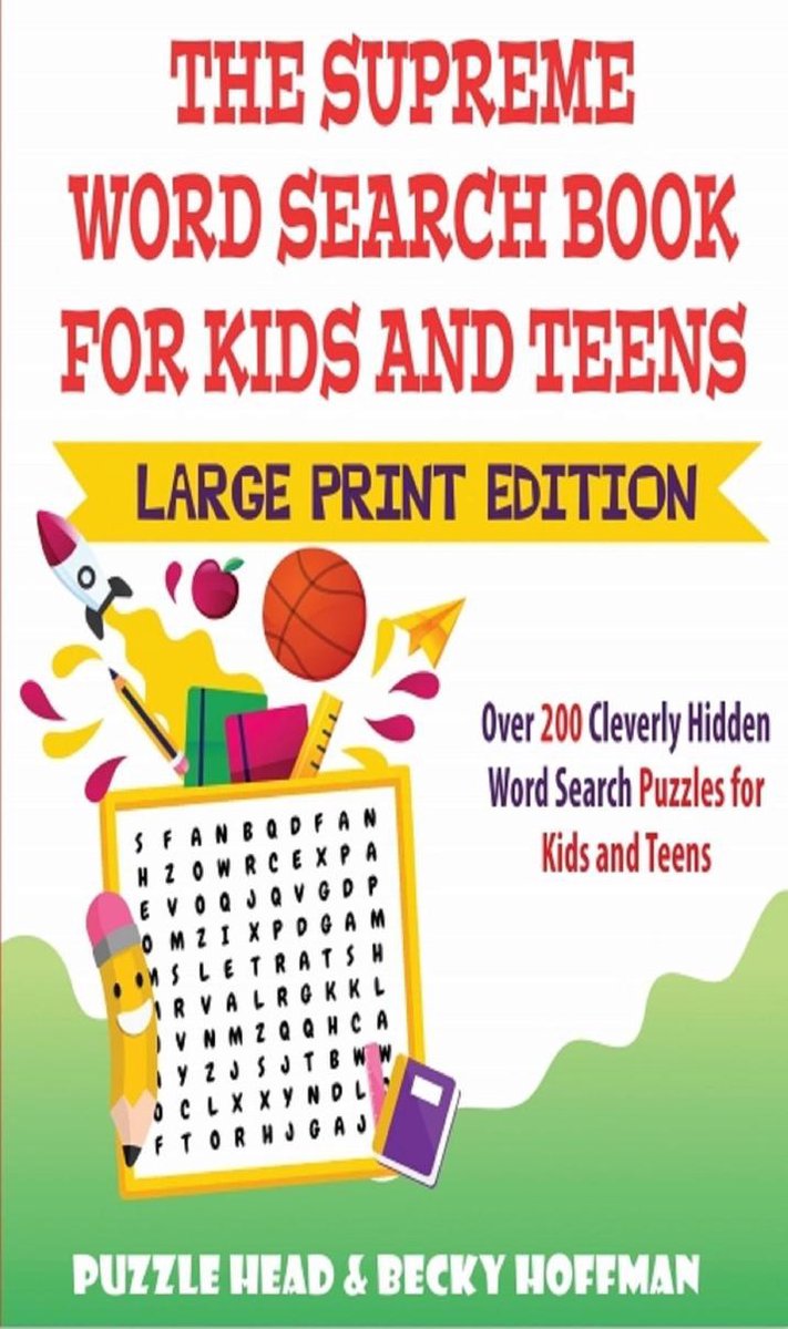 Das beste Wortsuchbuch für Kinder und Jugendliche – Großdruckausgabe