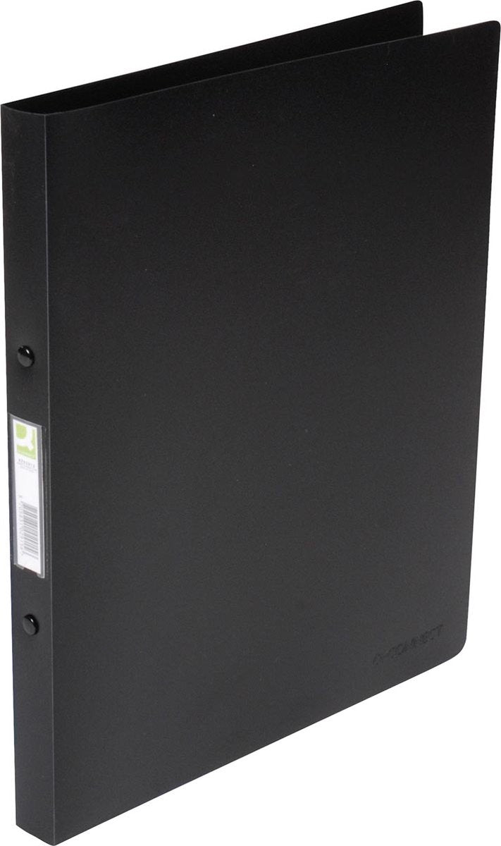 Q-Connect-Ringbinder, PP, 4 Ringe, 16 mm, schwarz
