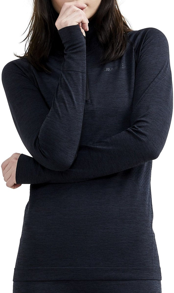 Craft Core Dry Active Comfort Hz W Damen-Thermoshirt – Schwarz