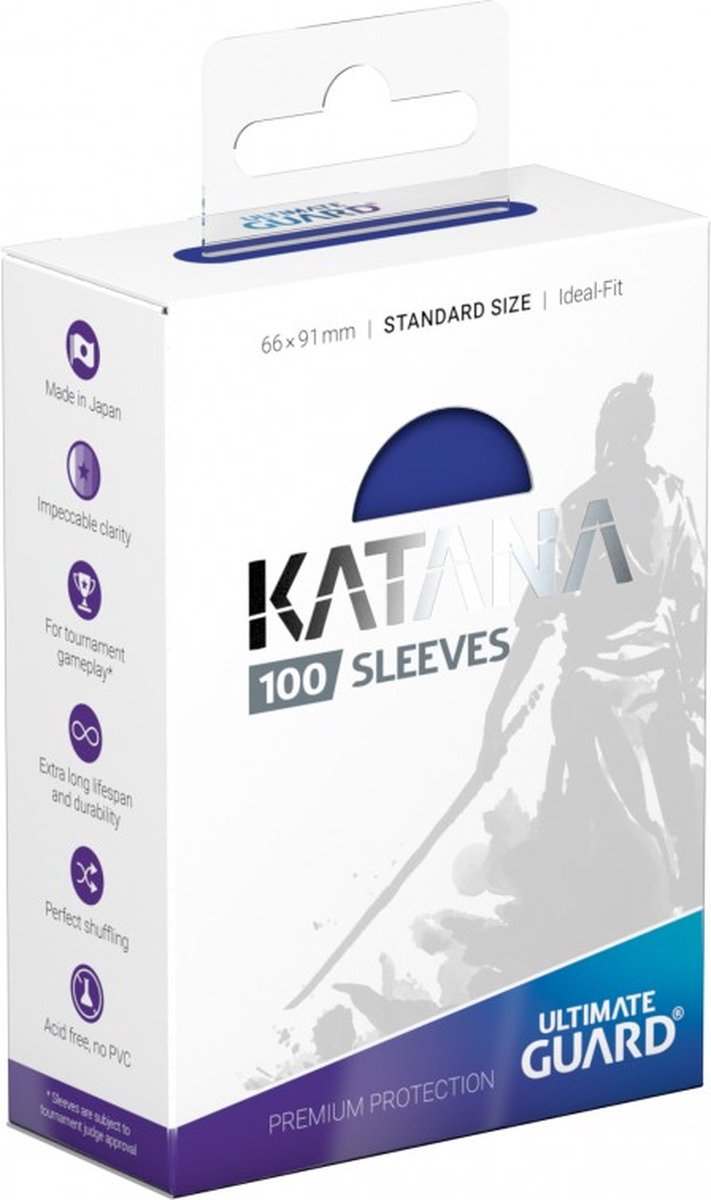 Ultimate Guard Katana-Ärmel Standardgröße (100) – blau