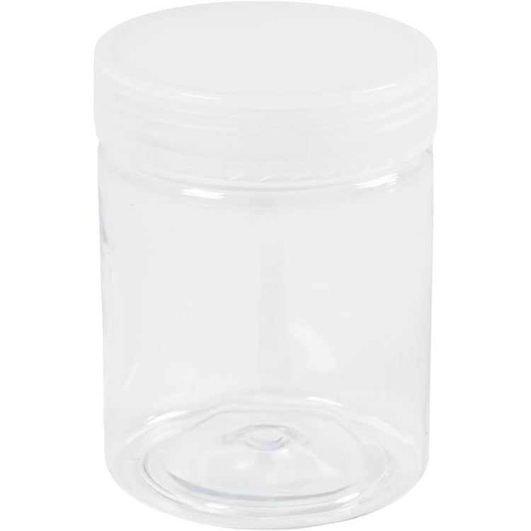 Creativ Company Kunststoff-Vorratsdosen, H: 9 cm, T 6,5 cm, 250 ml, 10 Stück 1 Box