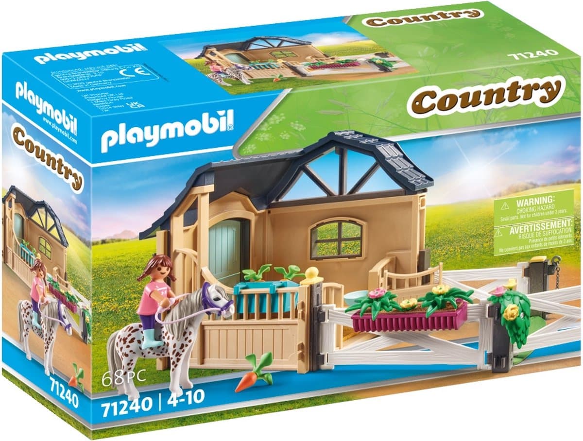 Playmobil Country 71240 Expansion des Fahrstalls