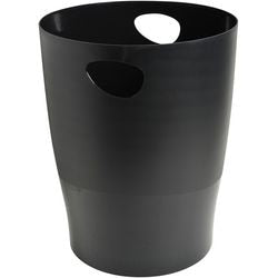 Abfallbehälter Exacompta Classic Polypropylen 263x263x335mm 15l schwarz