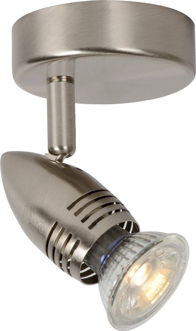 Lucide caro-led - Deckenstrahler (Deckenleuchte) - ø 9 cm - LED - GU10 - 1x5W 2700K - Mattchrom