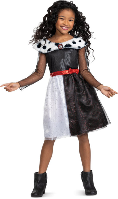 Verkleidung Disney – Schurken, Cruella Classic, Größe M (7–8 Jahre), Mädchen