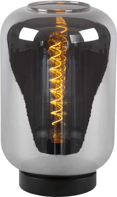 Lucide Joanet - Tischlampe - ø 22 cm - 1xe27 - fumé