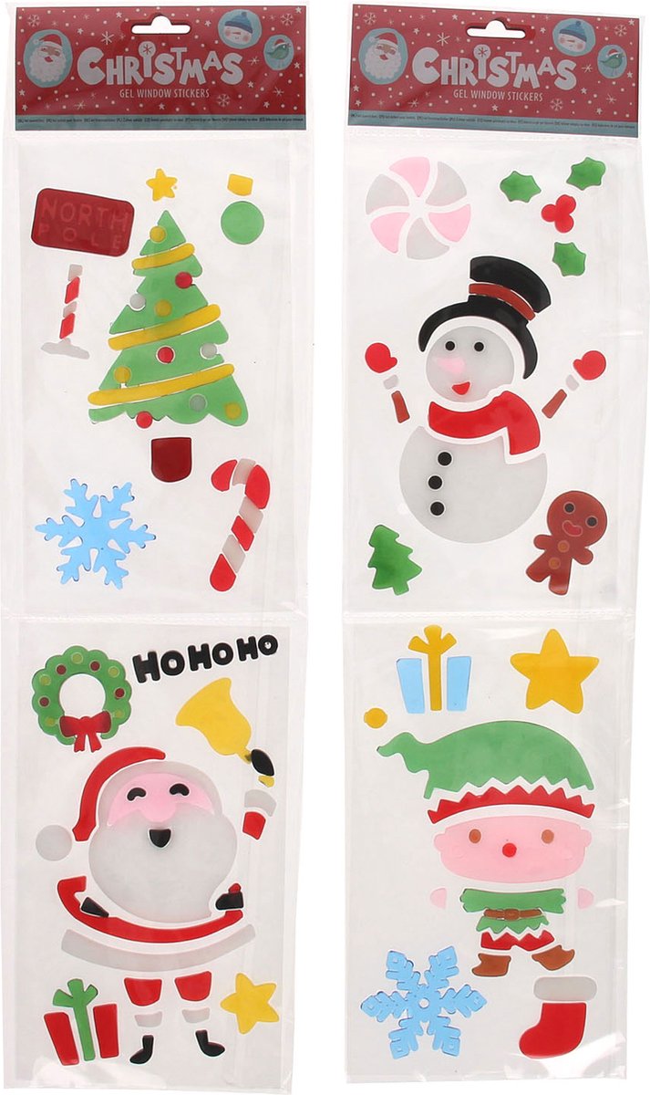 Gel-Fensteraufkleber Weihnachten