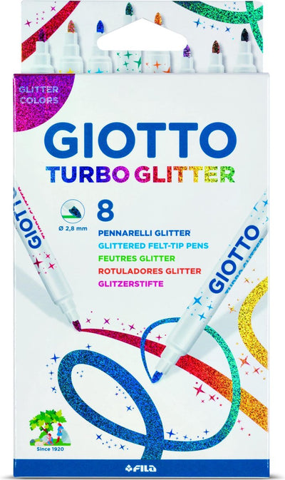 Giotto 8 Glitzermarker Turbo