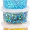 Creativ Company Pailletten-Ton, blaugrüne Harmonie, 3x60 gr 1 Box