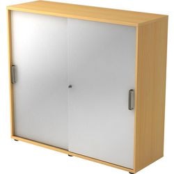 Bach Schiebetürschrank Hammerer 3FH Buche, Silber