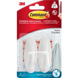 Haken Command mittel wasserfest weiß