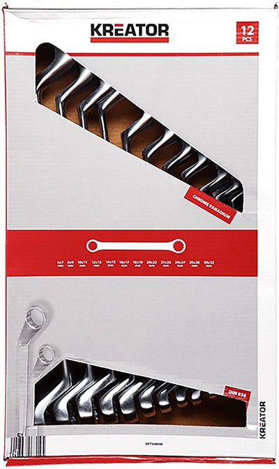 Kreator krt500006 Ringschlüssel-Set – 6–32 mm – 12 Stück