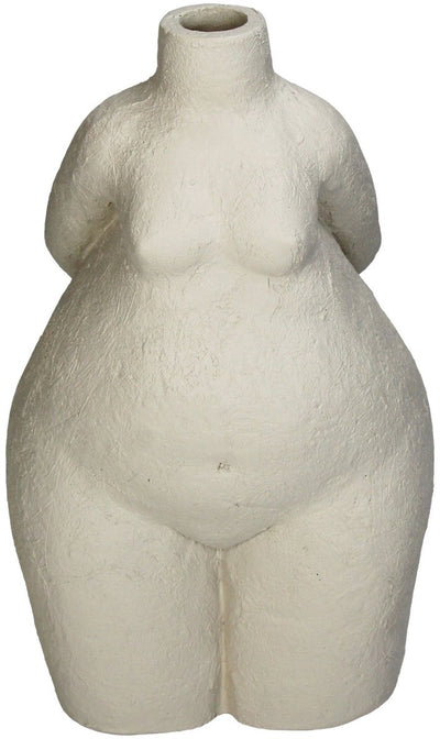 HD-Sammlungsvase, weiblicher Körper, Polyresin, 16,5 x 13 x 28 cm