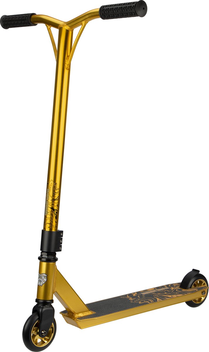 Black Dragon Stunt Scooter – flüssiges Gold – Goldschwarz – Roller – 100 kg