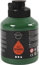 Creativ Company Acrylfarbe, halbglsy, halbtransparent, dunkelgrün, 500 ml 1 Flasche