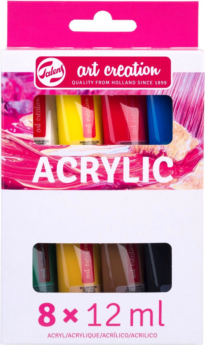 Talens Art Creation • Acrylfarben-Set 8 x 12 ml