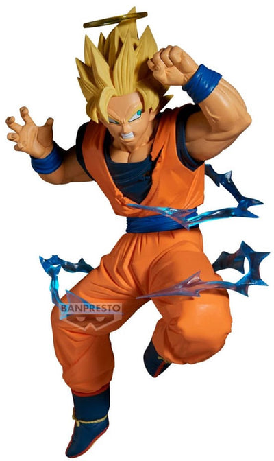 Banpresto Dragon Ball Z Match Makers PVC-Statue Super Saiyajin 2 Son Goku (gegen Majin Vegeta) 15 cm Bild